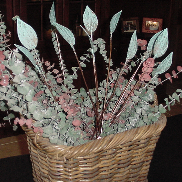 Copper Plant Stakes (Set of 12)